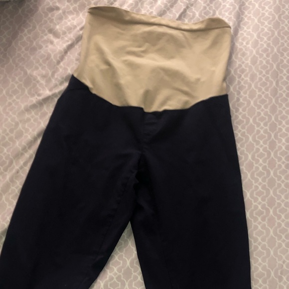 Motherhood maternity, Navy blue skinny crop pants - Picture 2 of 4